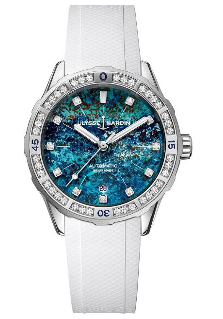 Review Best Ulysse Nardin Diver Atoll 8163-182B1LE-9A-ATOLL/3A watches sale